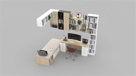 2743. Free 3D Desk Model Download