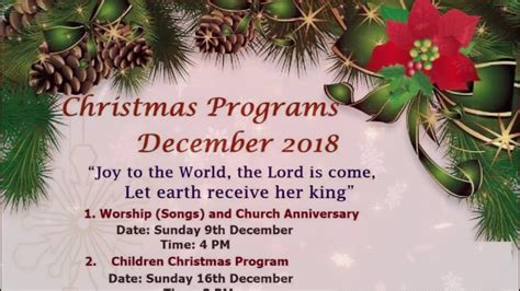 American Church Christmas programs - YouTube