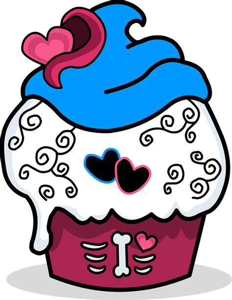 Free illustration: Zombie, Sugar, Skull, Cupcake - Free Image on ...