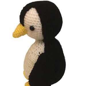 Penguin Soft Toy Crochet Penguin Teddy Penguin Amigurumi - Etsy UK