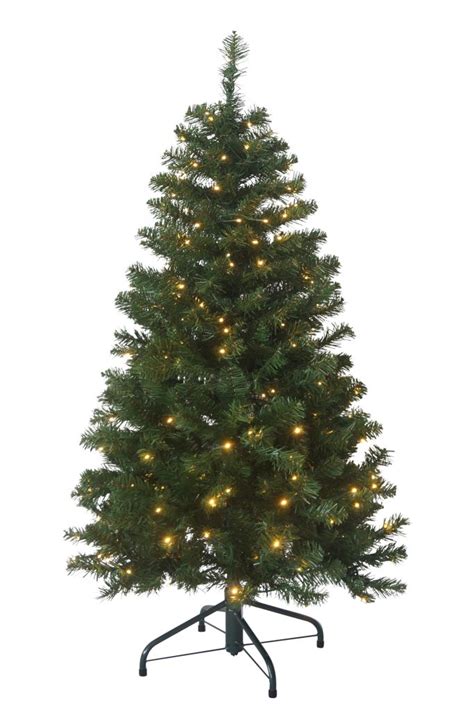 137cm - 4.5 foot Slim Christmas Tree with Lights - Big Christmas