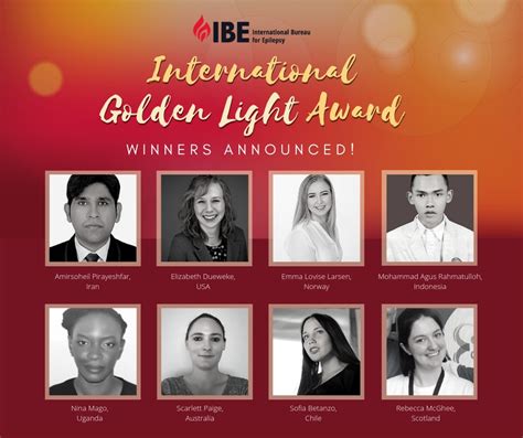 Winners of the 2019 IBE Golden Light Awards are announced ...