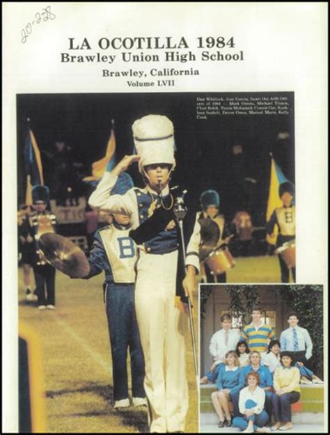 Explore 1984 Brawley Union High School Yearbook, Brawley CA - Classmates