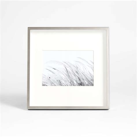 Brushed Silver 5x7 Frame + Reviews | Crate & Barrel