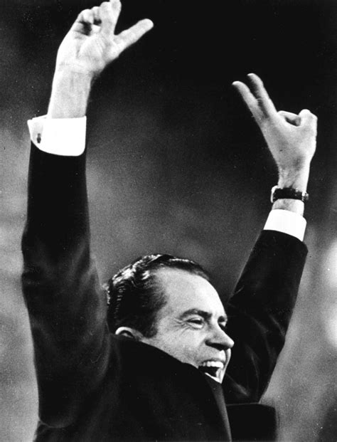 Richard Nixon Peace Sign