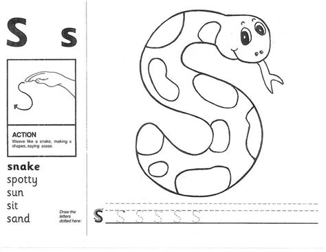 Jolly Phonics Printing worksheet example | Phonics worksheets, Jolly phonics, Jolly phonics ...