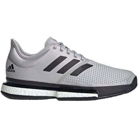 Adidas SoleCourt Boost Men's Tennis Shoe Grey/black