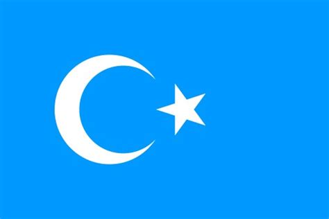 National Flag of East Turkistan | East Turkistan Government in Exile