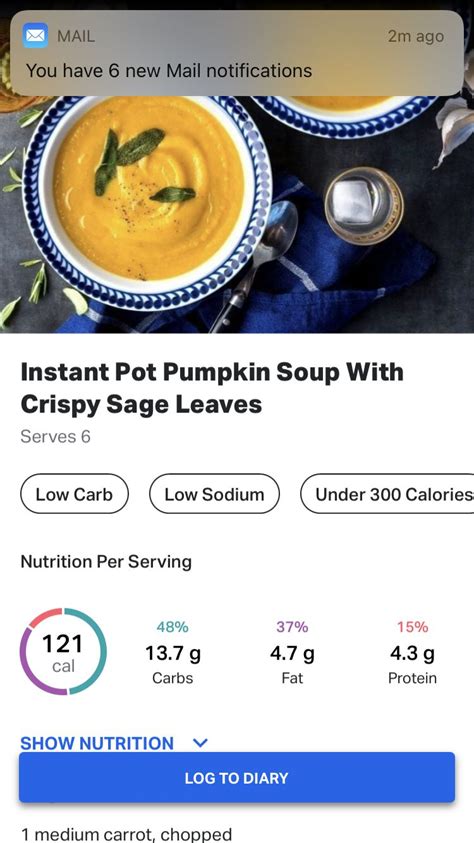 Pin by Rebecca Icenogle on Low Glycemic Index Recipes | Under 300 calories, Pumpkin soup, 300 ...