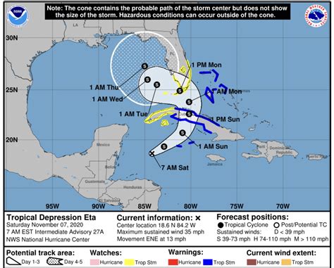 HURRICANE CENTER: Tropical Storm Watch May Become Warning For Florida ...