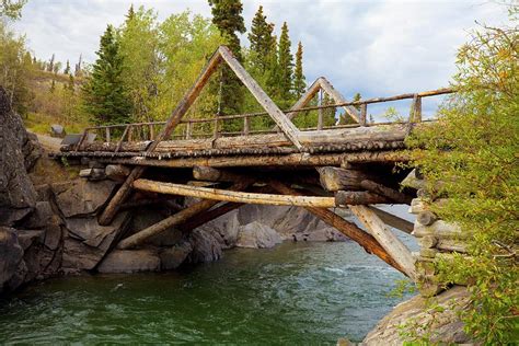 A Historic Log Bridge, Frontier Bridge by Design Pics / Blake Kent