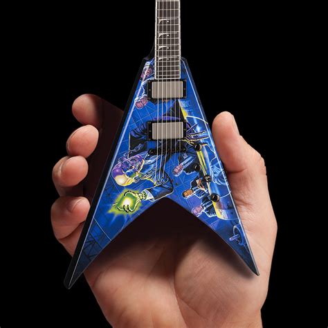 Dave Mustaine // Signature V Rust In Peace Mini Guitar Replica - AXE HEAVEN® - Touch of Modern