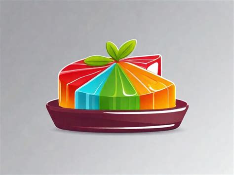 Premium AI Image | Fun and Wobbly Jello Dessert