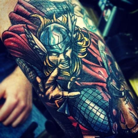 Awesome Thor tattoo sleeve | | Thor tattoo, Tattoos, Nerd tattoo