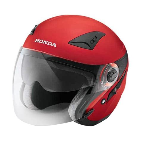 Jual Honda Genuine Accessories Luxury Helm Half Face - XL Red di Seller ...