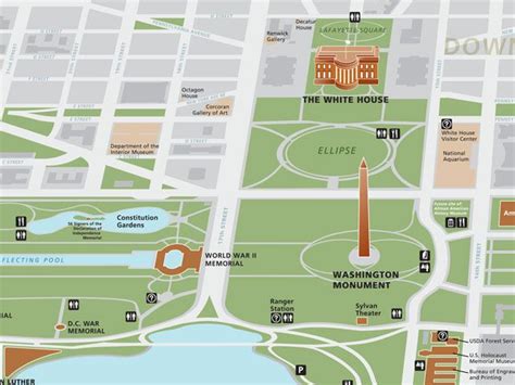 Map of Washington Monument and grounds | Washington monument ...