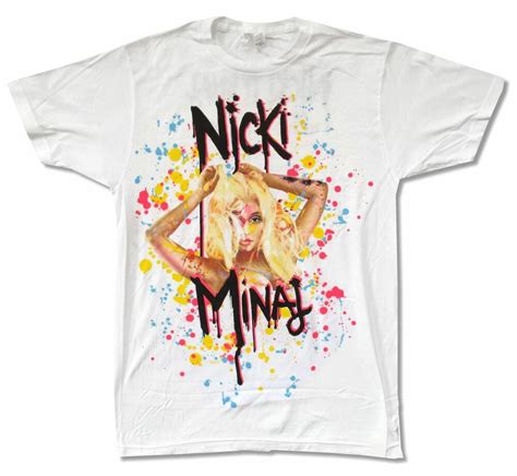 NICKI MINAJ - DRIP WORLD TOUR 2012 WHITE T-SHIRT NEW OFFICIAL ADULT RAP SINGER | eBay