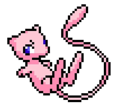 pokemon pixel art mew - Clip Art Library