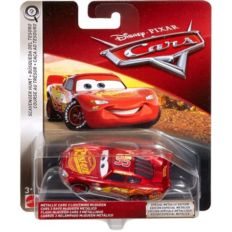 Disney/Pixar Cars Metallic Cars 3 Lightning McQueen Vehicle - Walmart.com