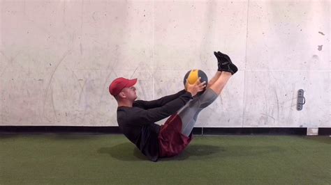 Medicine Ball V-Up Handoff - YouTube