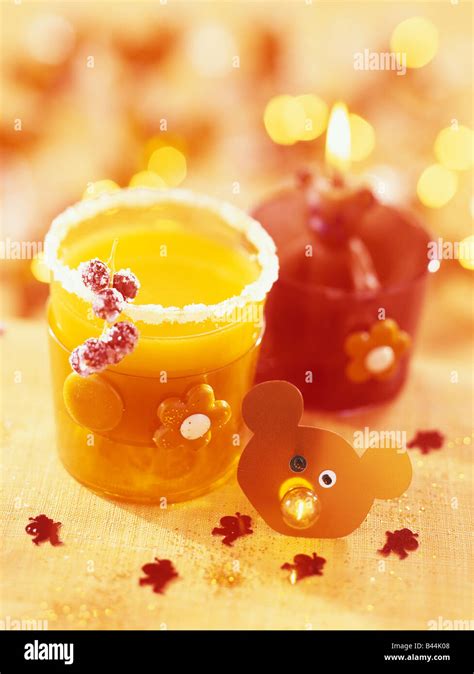 kid's orange juice Stock Photo - Alamy