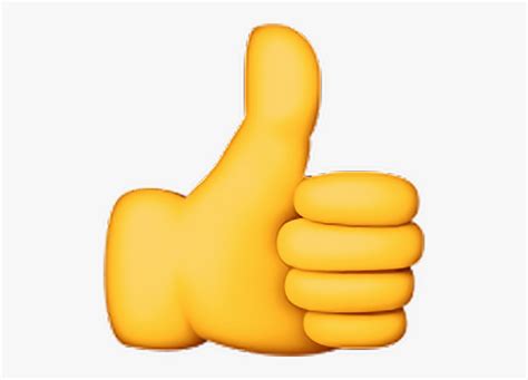 Thumbs Up Emoji Clip Art