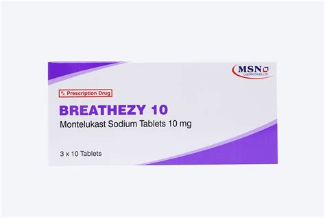 Breathezy 10mg Tablets 30's - R.A. Williams