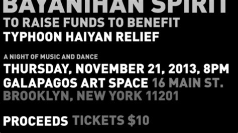 JOIN US TO RAISE FUNDS FOR THE TYPHOON HAIYAN RELIEF EFFORTS – Asian CineVision