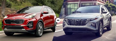 2023 Kia Sportage vs. 2022 Hyundai Tucson