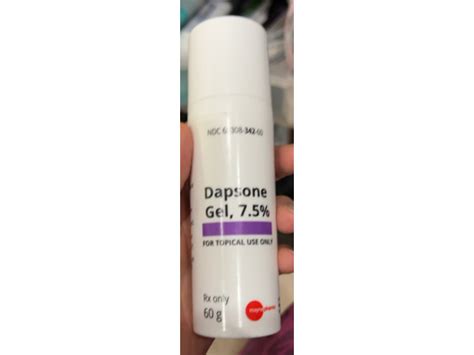 Dapsone Gel, 7.5%, 60 g, Mayne Pharma (RX) Ingredients and Reviews