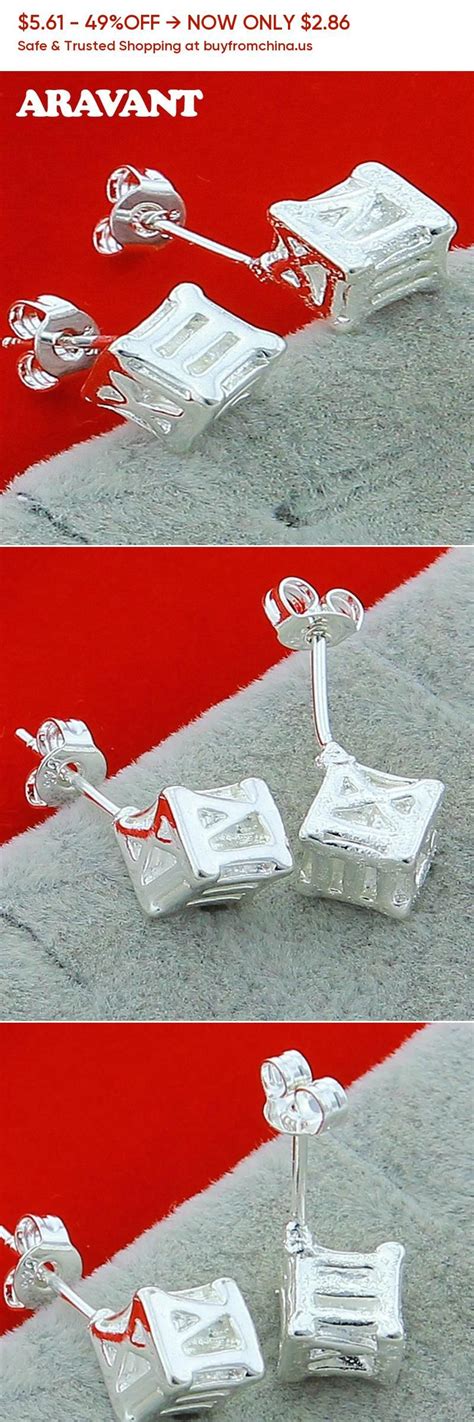 New Design 925 Silver Roman Stud Earrings Jewelry For Women Engagement Party Jewelry Best Gifts ...