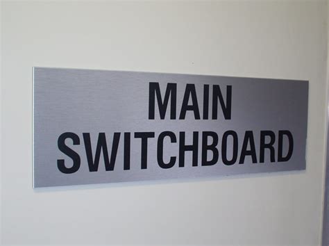 1617-18 Main Switchboard Sign - SignBlitz