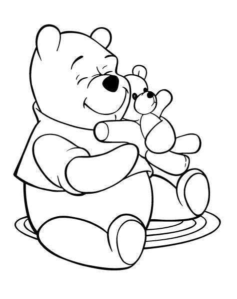 Brown Teddy Bear Coloring Pages - Coloring Pages For All Ages - Coloring Home