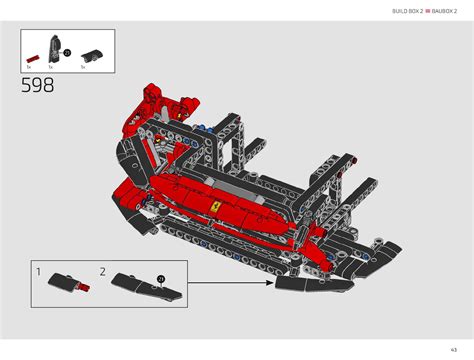 Lego 42143 Ferrari Daytona SP3 Instructions