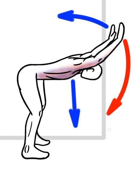 Stretching - PNF Stretch - Contract:Relax - Wall Assisted Shoulder ...