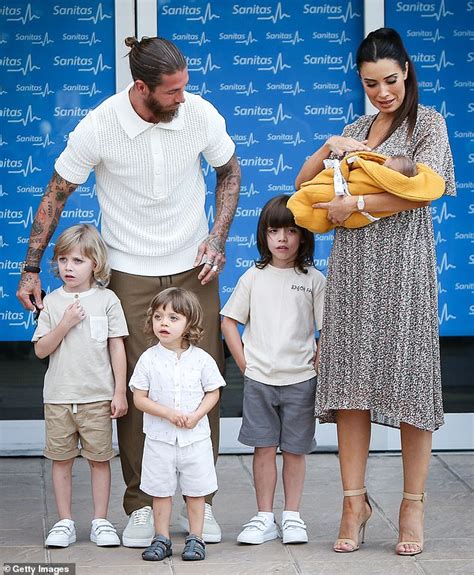 Sergio Ramos, 34, reveals wife Pilar Rubio, 42, has given birth to ...