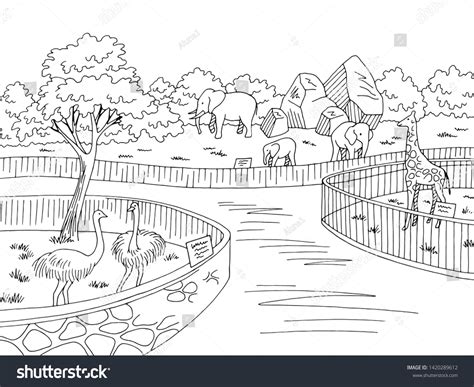 136,027 Zoo Outlines Images, Stock Photos & Vectors | Shutterstock