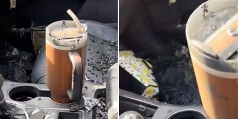 Woman Whose Stanley Cup Was The Only Thing To Survive Car Fire Is Offered New Car By Company