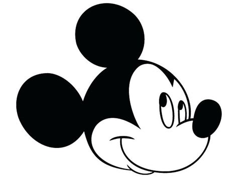 Silhouette Of Mickey Mouse Head at GetDrawings | Free download