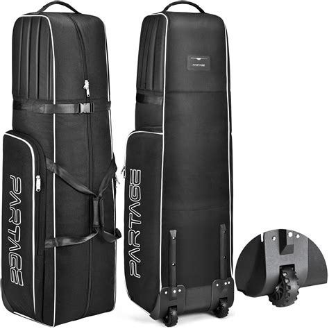 Partage Golf Travel Bag with Wheels, Golf Travel Case for Airlines ...