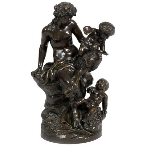 Rococo Style Patinated Bronze Figural Group after Clodion | Antique ...