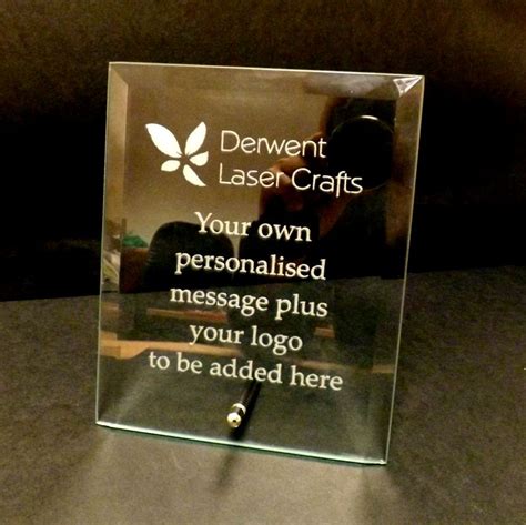 Personalised Engraved Glass Plaque 7" x 5"