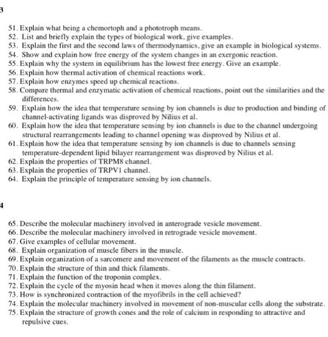 51. Explain what being a chemortoph and a phototroph means 52. List and ...