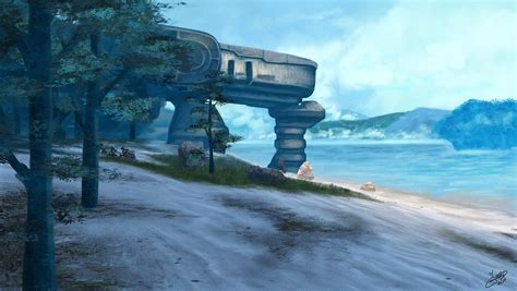 Halo Combat Evolved: The Silent Cartographer fanart, Johanna Girard on ArtStation at https://www ...