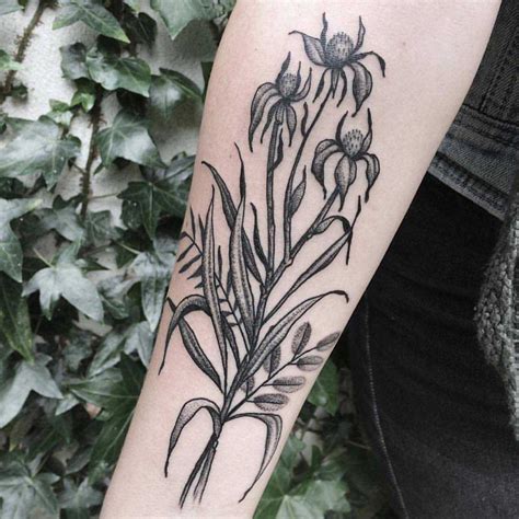 Dead flowers tattoo by Roald Vd Broek - Tattoogrid.net