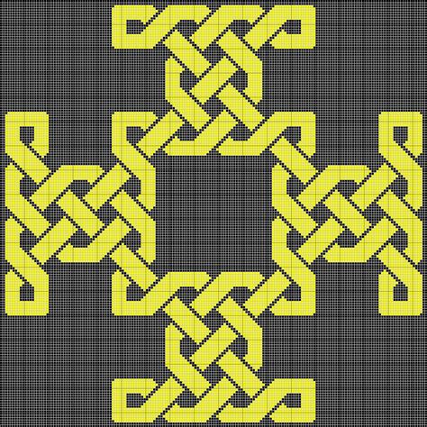 Celtic knot pattern