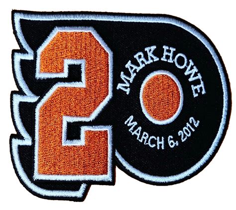 Philadelphia Flyers Mark Howe Jersey Patch