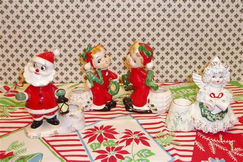 Zetta's Aprons: Collecting Vintage Christmas Ceramic Figures!