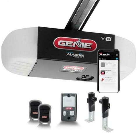 Genie 3155D-TSV 3/4 HP Ultra-Quiet Belt Drive Smart Garage Door Opener ...