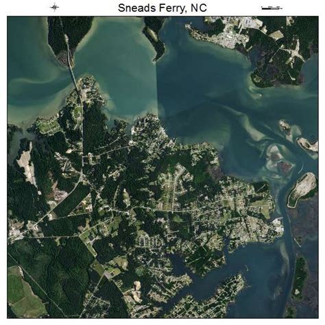 Aerial Photography Map of Sneads Ferry, NC North Carolina